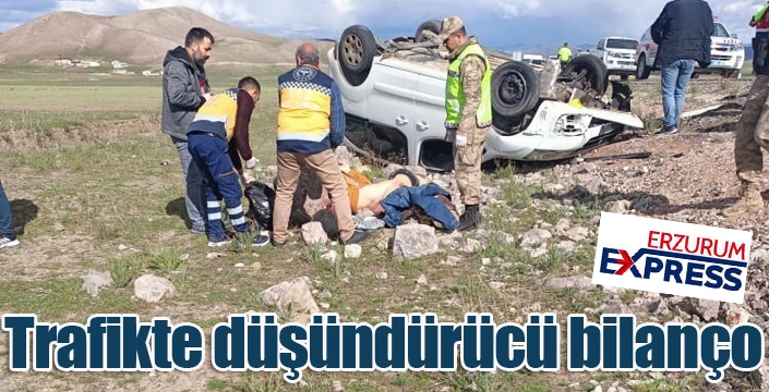 Trafikte düşündürücü bilanço