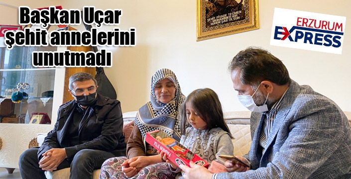 Uçar şehit annelerini unutmadı