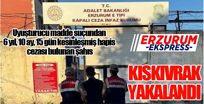 Uyuşturucu suçundan aranan şahıs kıskıvrak yakalandı...