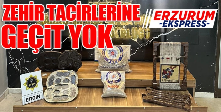 Uyuşturucu tacirlerine geçit yok...