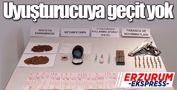 Uyuşturucuya geçit yok...