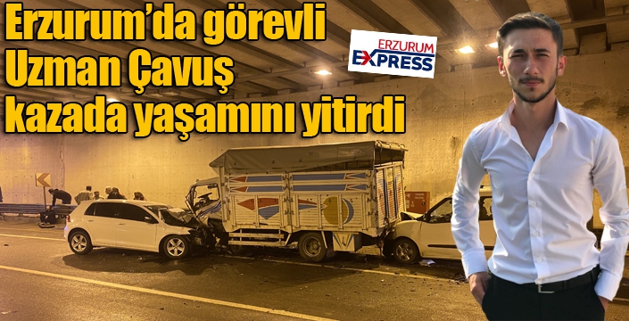 Uzman çavuş trafik kazasında hayatını kaybetti