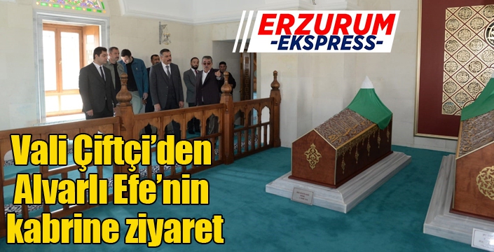 Vali Çiftçi’den Alvarlı Efe’nin kabrine ziyaret