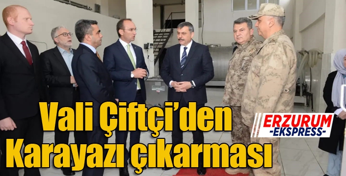 Vali Çiftçi’den Karayazı çıkarması