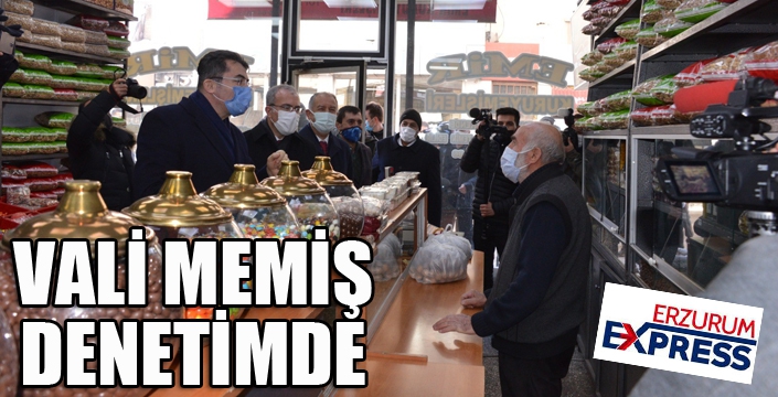 Vali Memiş denetimde...