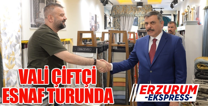 Vali Mustafa Çiftçi, Taşmağazalar esnafıyla bir araya geldi