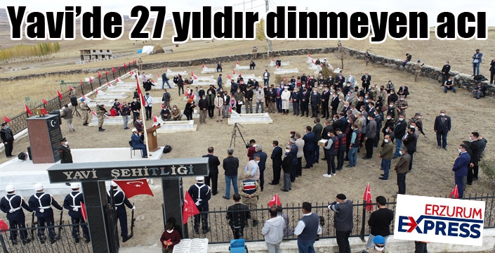 Yavi şehitleri anıldı...