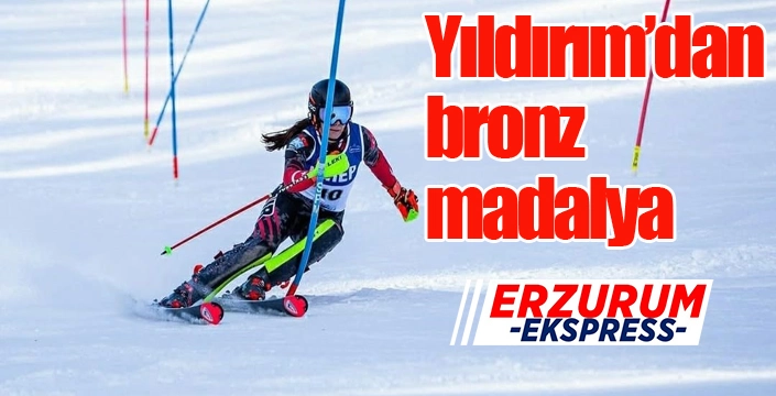 Yıldırım’dan bronz madalya