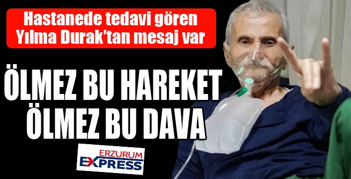 Yılma Durak'tan mesaj var