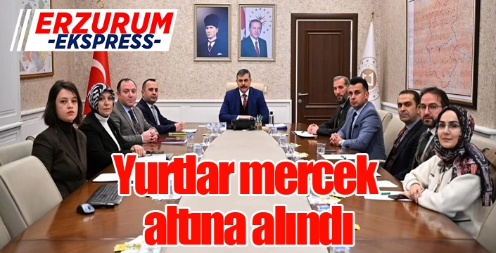 Yurtlar mercek altına alındı