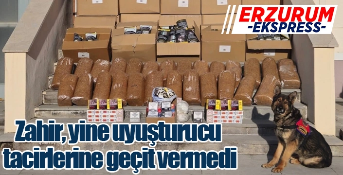 Zahir yine uyuşturucu tacirlerine geçit vermedi